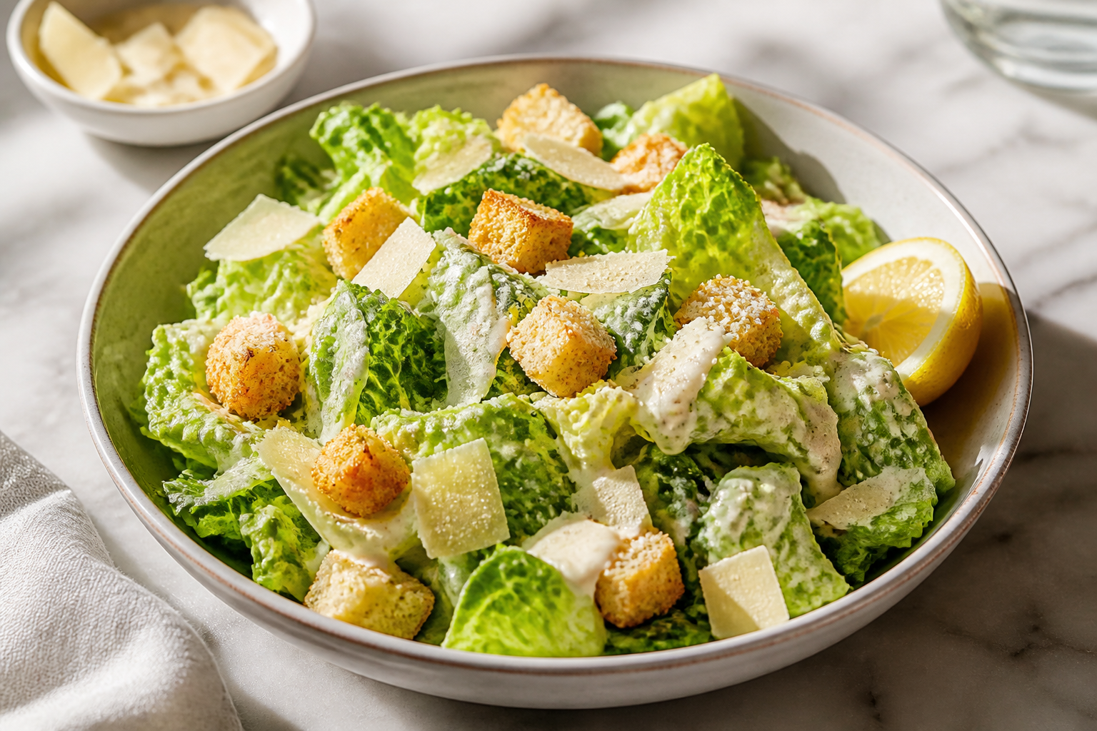 Fresh healthy salad bowl from The Being Healthy Kitchen