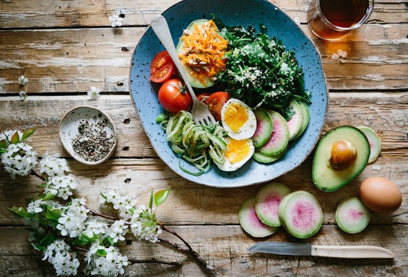 Healthy lifestyle with wholesome daily meals