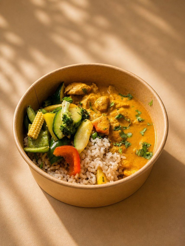 Custom tailored meal plan bowl